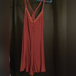 Spaghetti string romper